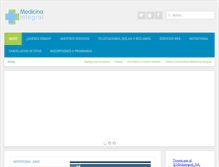 Tablet Screenshot of medicinaintegralsa.com